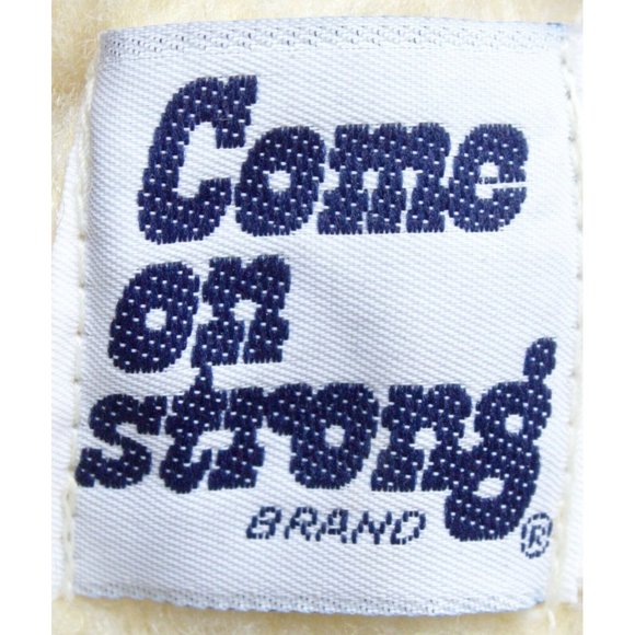 VTG 70s 80s Come On Strong Men L Sherpa Lined Blue Jean Vest Ranch Denim Western - Picture 13 of 15